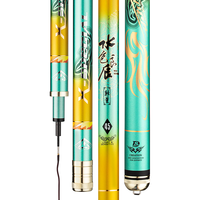 光威(GW)鱼竿手竿8.1米水色良辰轻量小综合竿超轻超硬28调钓鱼竿鱼杆鲫竿