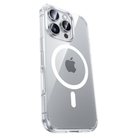 邦克仕（Benks）适用于苹果16Plus磁吸手机壳 iPhone16plus晶磁防摔透明保护套磁吸防摔耐刮简约保护壳 透亮 磁悬高透壳【iPhone16Plus】