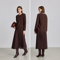 LILY 复古氛围感女通勤针织衫 125409TKE11