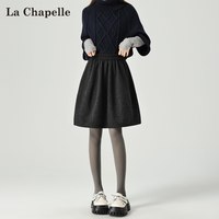 拉夏贝尔 女士毛呢半身裙 LX251592511124