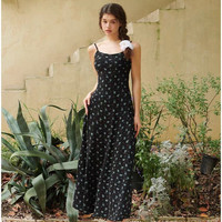 Artka 2025夏装 复古百搭显瘦短袖碎花T恤/短袖连衣裙/吊带裙