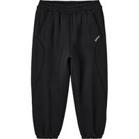 YeeHoO英氏儿童羊羔绒裤子秋冬季保暖男女童长裤冬季中大童裤子2024 黑色 140cm（身高131-140cm）