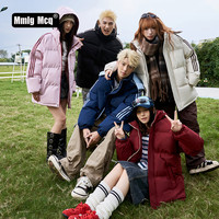 MMLG MCQ羽绒棉服男女冬季厚棉袄连帽外套韩版潮流宽松ins潮