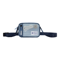 Champion冠军相机包男斜挎包潮牌徽章单肩方包女复古小食量痛包日常通勤 深蓝 均码