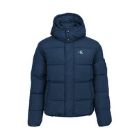 卡尔文·克莱恩 男士2025新款冬季棉服高端连帽保暖夹克外套加厚棉衣