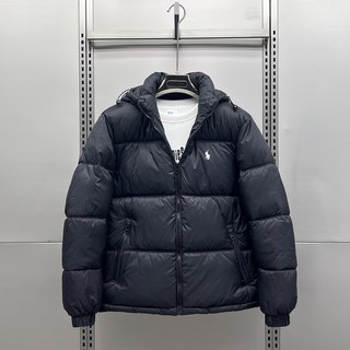 冬季连帽棉衣男士潮牌刺绣加厚保暖休闲外套棉袄简约百搭棉服