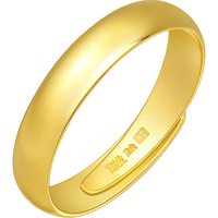 Chow Sang Sang 周生生 09141R 中性素圈活口足金戒指 4.25g