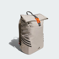 adidas 大开口设计大容量运动双肩背包男女款学院银灰 NS