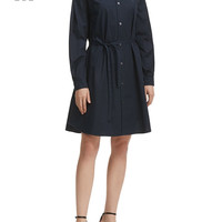 :CHOCOOLATE it :CHOCOOLATE女装衬衫连衣裙休闲时尚春季复古衬衫裙2612XS