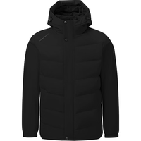 HLA海澜之家羽绒服男25动力火箭连帽保暖易去污外套男冬 黑色（净色）(43) L 175/92A(L)137~150斤