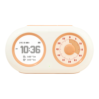 得力(deli)双屏可视化计时器时间管理闹钟自律儿童玩具圣诞节