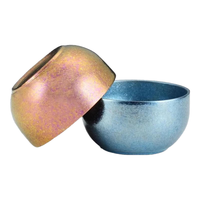 匠心达纯钛茶杯主人杯单杯小品茗杯双层隔热个人功夫茶杯支持私人 贵族银(无logo) 45ml 1只