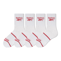 Reebok 10A抗菌束腰高筒袜 4白 均码