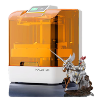 创想三维HALOTX1光固化3D打印机10寸16K高精度家用手办建模儿童 HALOT-X1+清洗固化机 大陆版
