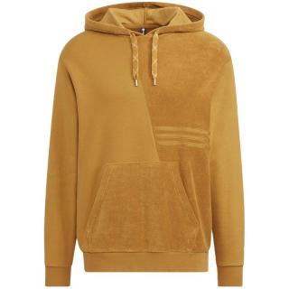 adidas NEO 时尚百搭男子加绒保暖针织连帽卫衣男装