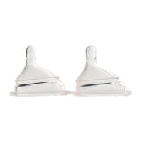 hegen 婴儿新生宝宝智能宽口径仿真母乳硅胶奶嘴 2只装