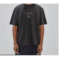 GUESS 男士春夏款美式休闲纯色印花短袖 M3BI89K9XF1