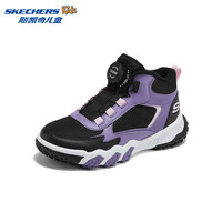 Skechers斯凯奇女孩女童秋冬季加绒冬靴百搭舒适雪地靴319254L