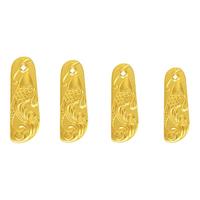 老庙黄金 足金鱼富富有鱼精致年年有鱼收藏工艺黄金