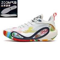 LNML拉塞尔一代篮球鞋男款透气防滑减震实战青少年跑步鞋男运动球鞋女 b拉塞尔1代-画 画布 45