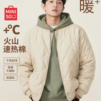 名创优品 男士棒球领棉服