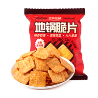 三只松鼠 花椒锅巴16包/箱 网红怀旧解馋小吃休闲零食膨化办公室小吃288g