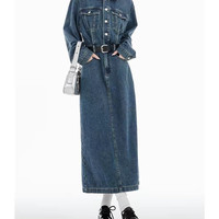 FOREVER 21 复古牛仔套装连衣裙