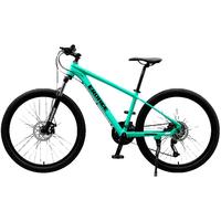 EROADE德国山地自行车男女成人变速青少年单车油碟超轻铝合金减震 比安奇绿【超轻铝合金】双油碟 29寸 24速-禧玛诺变速