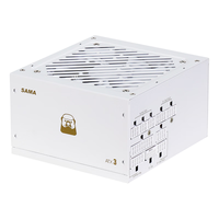 先马（SAMA）平头哥G1000W白色ATX3台式电脑电源 PPLP金牌认证/12V-2x6/原生PCle5.1/压纹线/7年质保/支持5090