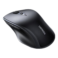 绿联（UGREEN）无线鼠标蓝牙静音人体工学适用华为苹果macbook电脑办公滑鼠 MU101-适合大手掌【2.4G+蓝牙双模】