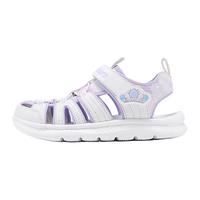 Skechers斯凯奇小护甲儿童户外运动包头凉鞋水陆防滑耐磨溯溪鞋 【俏皮公主款】女童/白色/多彩色/WMLT 36码