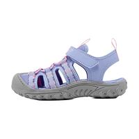 Skechers斯凯奇小护甲儿童户外运动包头凉鞋水陆防滑耐磨溯溪鞋 【溯溪防滑】紫色/粉红色/LVLP 27.5码