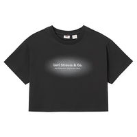 Levi's李维斯24早秋女士休闲LOGO印花短袖T恤 黑色 0018K-0000 XS