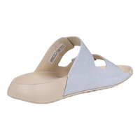 爱步（ECCO）拖鞋女 夏季凉拖鞋搭扣设计外穿时尚勃肯鞋 科摩206833 天空蓝20683304696 39