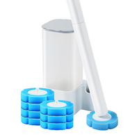 百家好世 一次性马桶刷壁挂式家用卫生间抑菌洗厕所刷子2025款清洁 一次性马桶刷【带替换头*8】