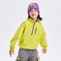 知应 inknowing2025秋季新款儿童卫衣7A抗菌男女童半拉链运动透气上衣