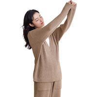 静韵【深睡衣70】超柔软半边绒25年秋冬女款睡衣家居服套装可外穿