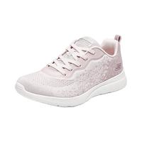 斯凯奇(Skechers)女士休闲通勤风绑带运动鞋117601 裸粉色/BLSH 35