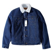 88VIP：Wrangler 男士仿羊羔绒加厚牛仔夹克 WRA-74255PW