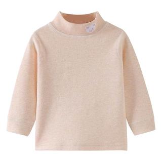 儿童打底衫女童衣服冬季半高领纯棉保暖内衣宝宝秋衣上衣婴儿t恤