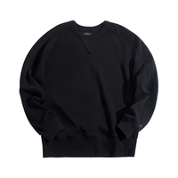 马登工装 美式重磅圆领卫衣男阿美咔叽春秋基础打底衫vintage休闲外套 灰色 XL