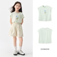 森马 儿童T恤2025夏新款款凉感速干抑菌宽肩针织背心女童内搭上衣