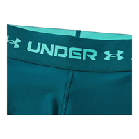 安德玛（Under Armour）童装女童瑜伽裤女大童训练裤子儿童运动裤紧身裤大童长裤1373950 蓝绿色 160 160cm