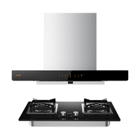 方太（FOTILE）油烟机03-EMD20T大吸力24风量欧式顶吸烟机灶具套装抽油烟机家用电器挥手开关可搭配燃气灶套装 【5.2kw猛火烟灶套装】烟机+02-TH36B