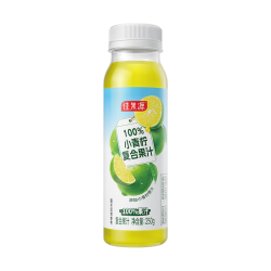 佳果源 100%小青柠复合果汁250g*12瓶+椰子水12瓶