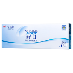 ACUVUE 日抛舒日软性角膜接触镜 10片 375度