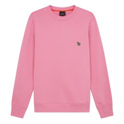 PS BY PAUL SMITH 男式常规版型运动衫斑马纹, Bubblegum Pink, X-S