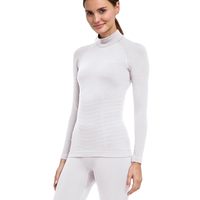 Falke 女式保暖高领功能衬衫长袖冷至极冷温度功能性内衣快干透气可持续功能性材料 1 件装, 白色 2860 潮流