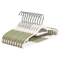 晟旎尚品 无痕塑料防滑晾衣架子10只