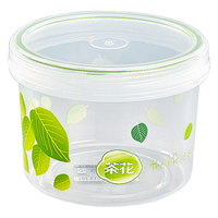 茶花 CHAHUA保鲜盒塑料饭盒水果盒饭菜保鲜盒餐盒密封盒便当碗储物盒PP 440ml 一个装